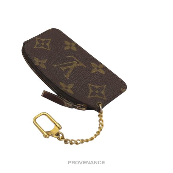 🔴 Louis Vuitton Ellipse Key Pouch Cles - Monogram Dark - Picture 4 of 8